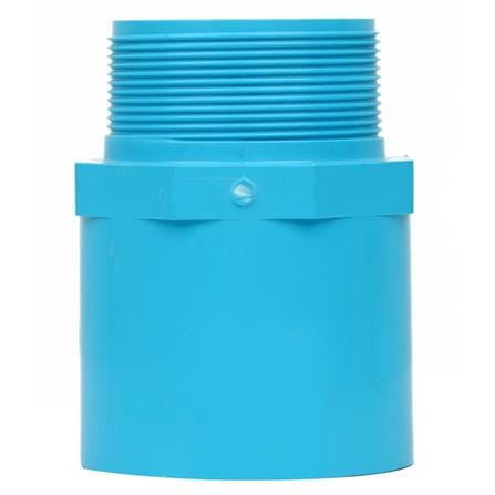 ข้อต่อตรงเกลียวนอก-หนา SCG 2 1/2 นิ้ว สีฟ้า_1