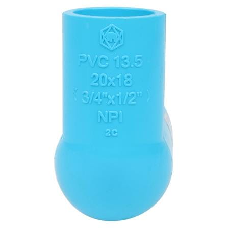 ข้องอ 90 ลด-หนา SCG 3/4 นิ้วx1/2 นิ้ว สีฟ้า_1