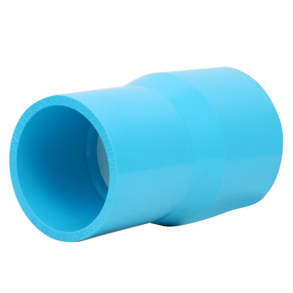 ข้อต่อตรงลด-หนา SCG 3 นิ้วX2 1/2 นิ้ว สีฟ้า