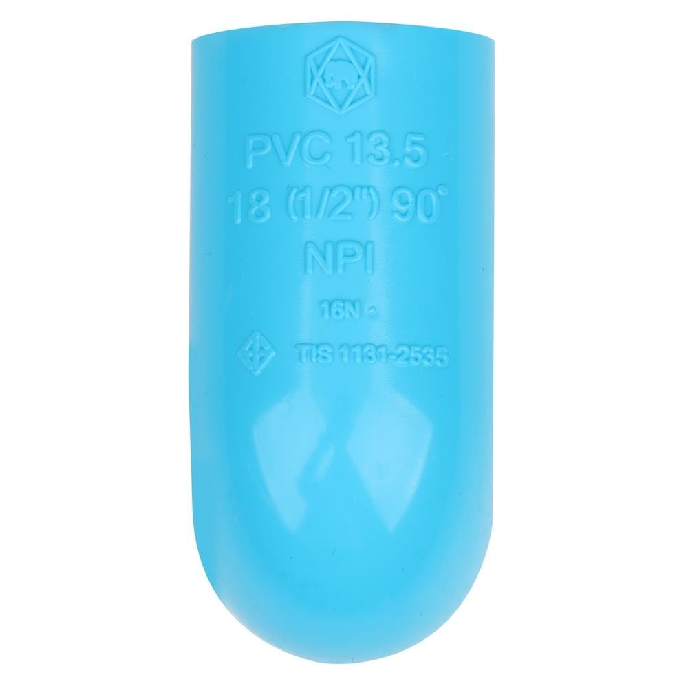 ข้องอ 90-หนา SCG 1/2 นิ้ว สีฟ้า