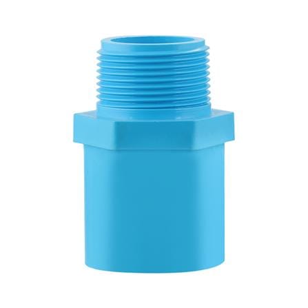ข้อต่อตรงเกลียวนอก-หนา SCG 1 1/4 นิ้ว สีฟ้า_1