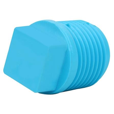 ปลั๊กอุดเกลียวนอก-หนา SCG 1/2 นิ้ว สีฟ้า