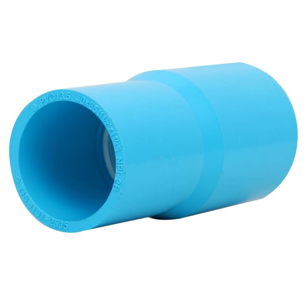 ข้อต่อตรงลด-หนา SCG 1 1/2X1 1/4 นิ้ว สีฟ้า
