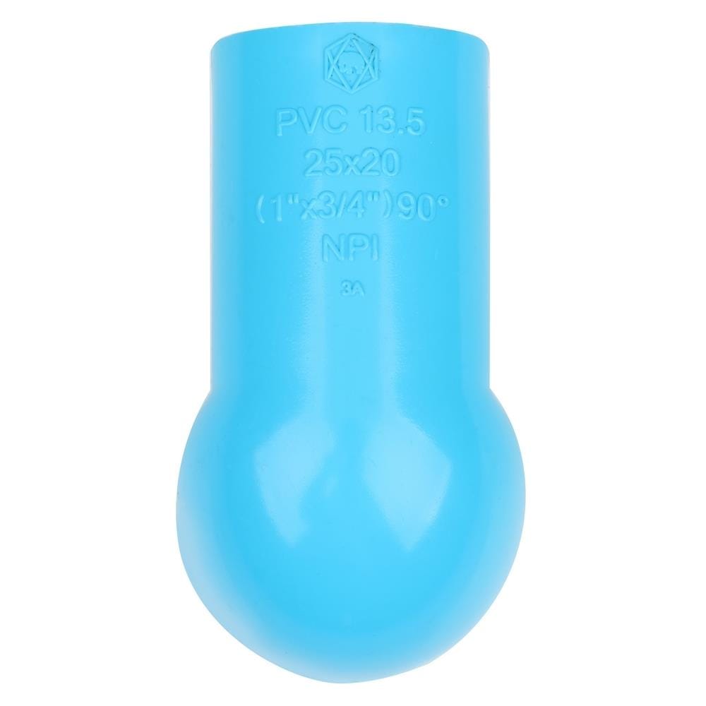 ข้องอ 90 ลด-หนา SCG 1 นิ้วX3/4 นิ้ว สีฟ้า