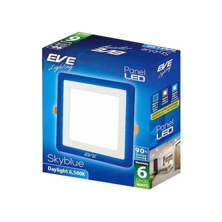 ดาวน์ไลท์ LED EVE SKYBLUE SQUARE 542778 3 นิ้ว 6 วัตต์ DAYLIGHT สีขาว_4