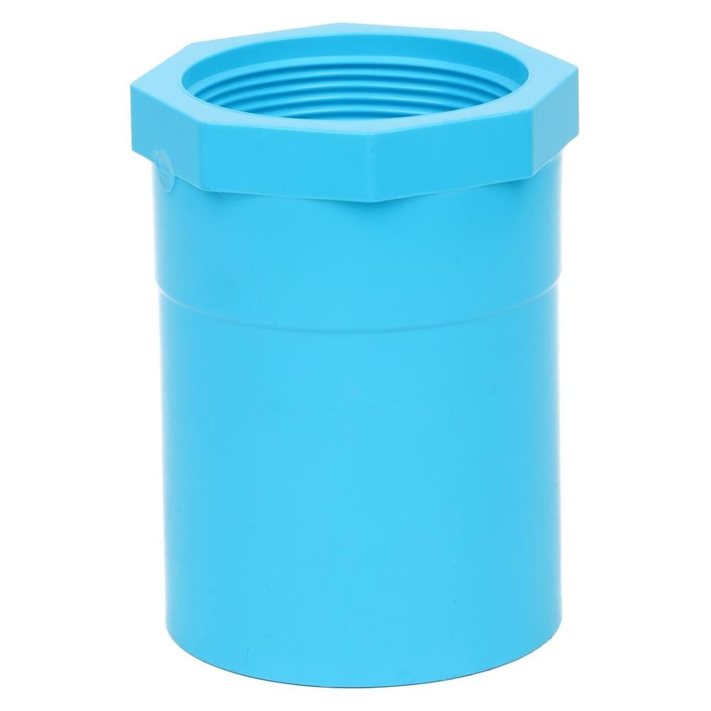 ข้อต่อตรงเกลียวใน-หนา SCG 2 นิ้ว สีฟ้า