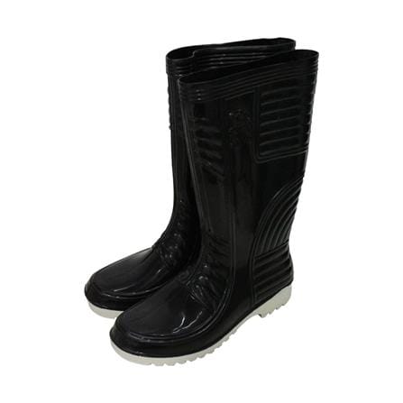 รองเท้าบูท FLYING SACUER สูง 14 นิ้ว เบอร์ 10.5 สีดำ_0