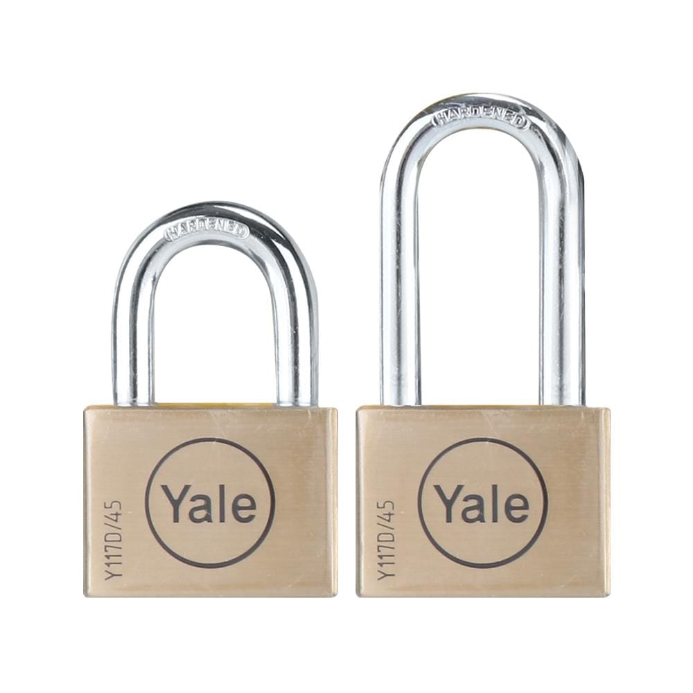 กุญแจคีย์อะไลท์ YALE BD45SS2LS2P4 45 มม. สีทองเหลือง (แพ็ก 4 ชิ้น)