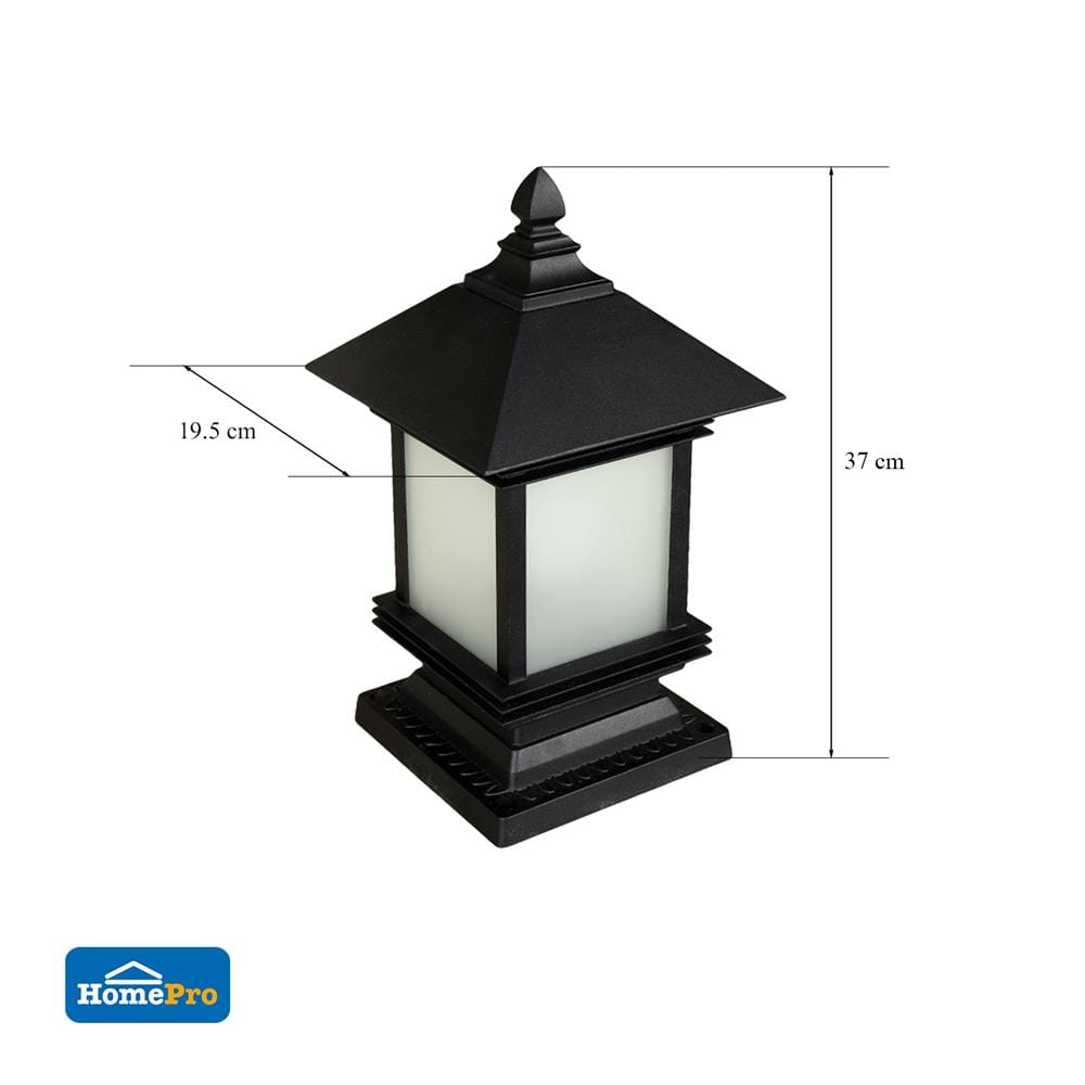 ไฟหัวเสา CARINI 8518F สีดำ