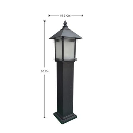 ไฟทางเดิน CARINI 8518 80 ซม. สีดำ_5