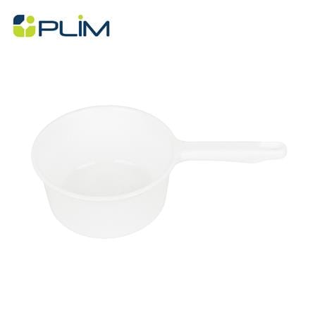 ขันน้ำกลมมีด้าม PLIM 16.5cm สีขาว