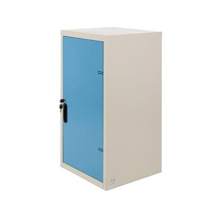ตู้เหล็กบานเปิดทึบ KIOSK UDB-1 BO สีขาว/ฟ้า_3