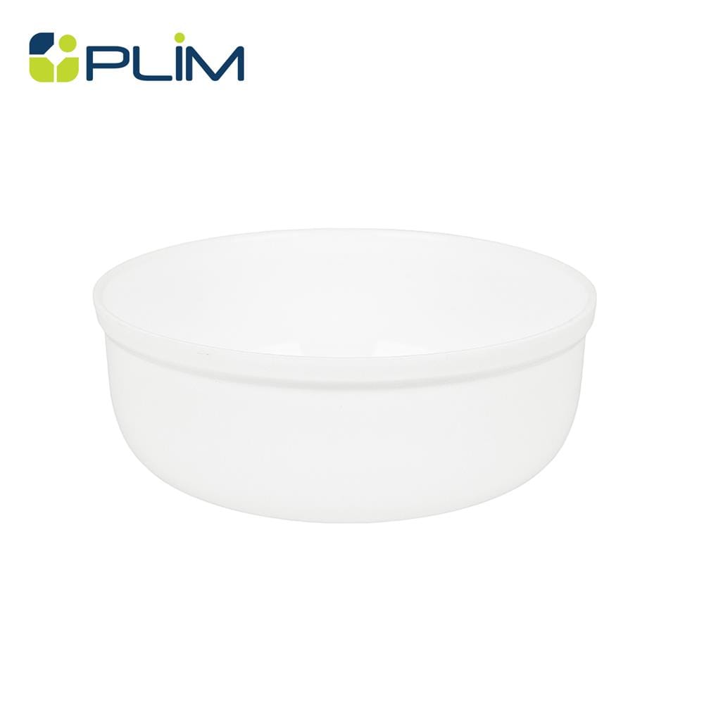 ขันน้ำกลม PLIM 18cm สีขาว