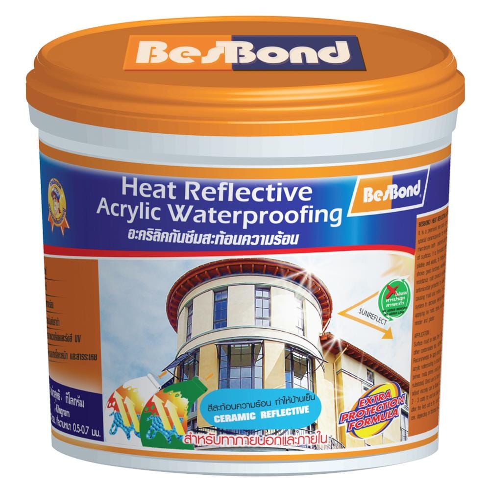HEAT REFLECTIVE ACRYLIC SEALANT BESBOND SUNBLOCK 20KG WHITE