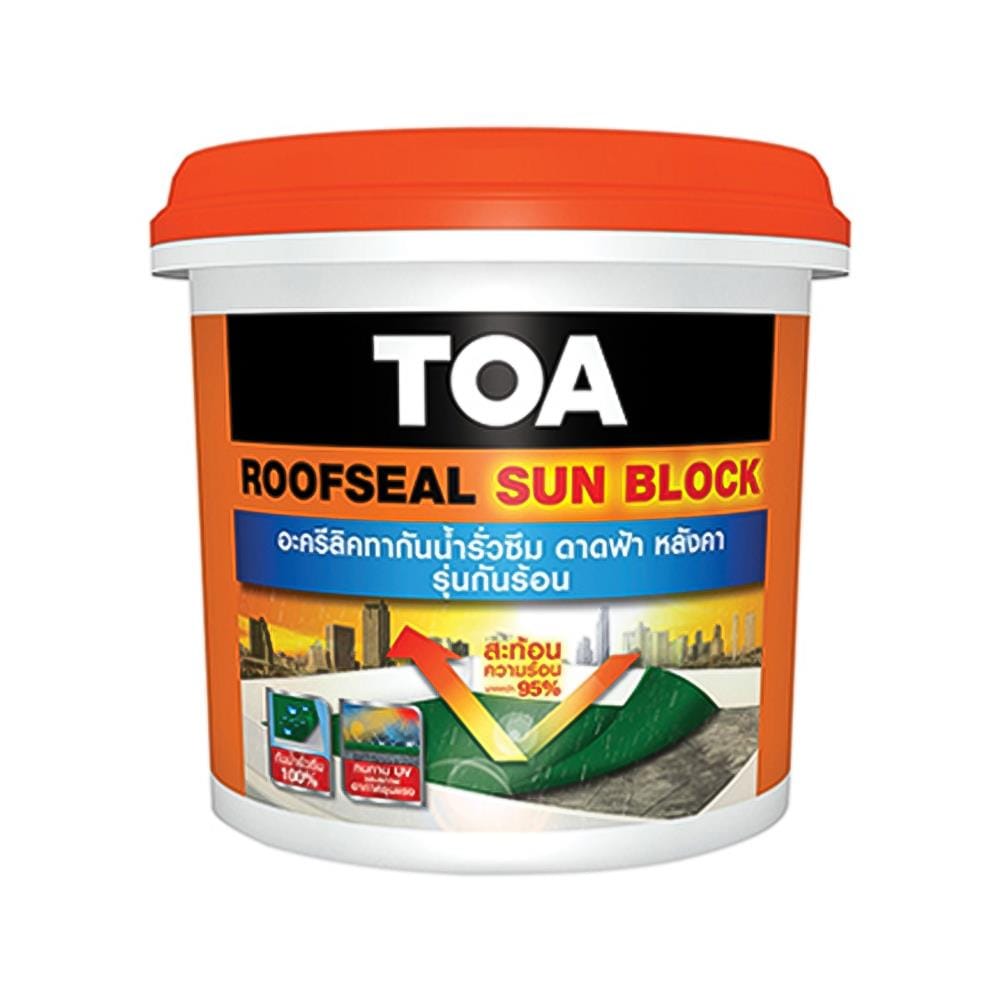 อะคริลิกกันซึม TOA SUNBLOCK 20 กก. สีเทา_0
