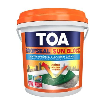 อะคริลิกกันซึม TOA SUNBLOCK 20 กก. สีเขียว