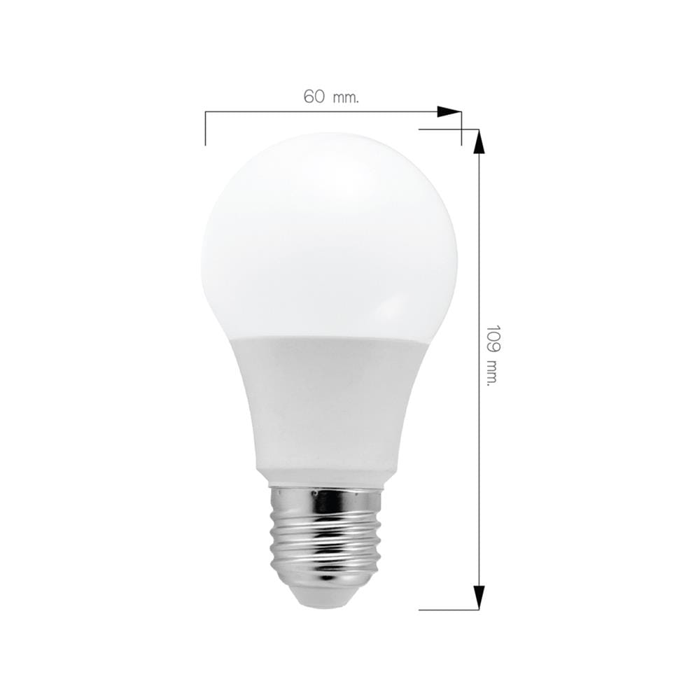 หลอด LED NAGAS 3 SENSATION 9 วัตต์ COOLWHITE / DAYLIGHT / WARMWHITE E27