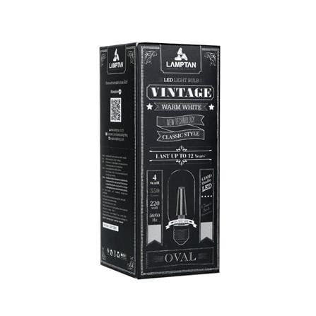 หลอด LED LAMPTAN VINTAGE OVAL 4 วัตต์ WARMWHITE E27_2