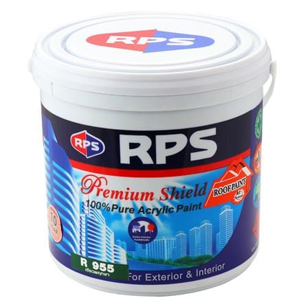 สีน้ำทาหลังคา RPS 955 สีเขียวพฤกษา 1 แกลลอน_0