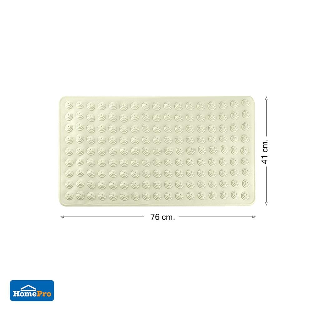 พรมห้องน้ำ PVC MOYA YD-8809 สีขาว