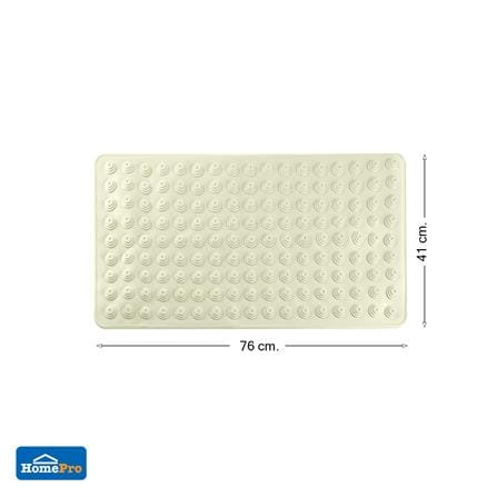 พรมห้องน้ำ PVC MOYA YD-8809 สีขาว_5