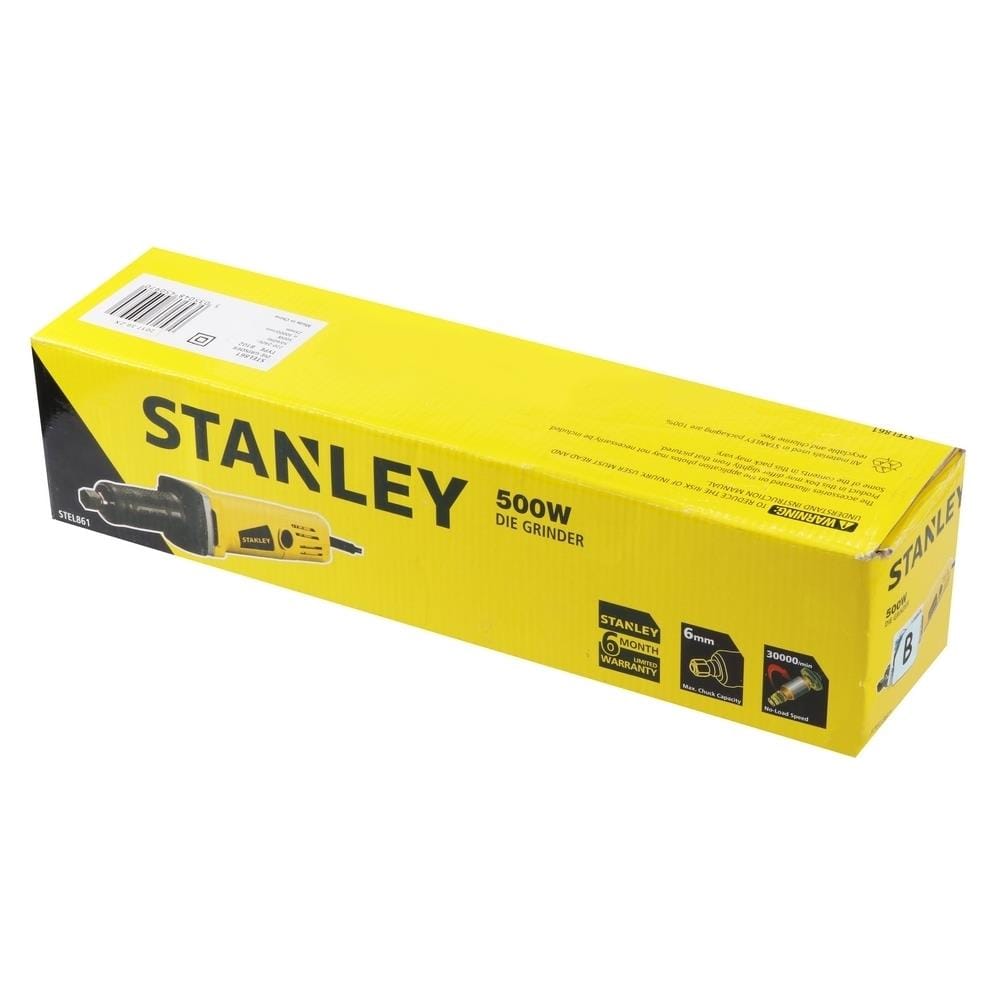 เครื่องเจียร์คอตรง STANLEY STEL861 B1 6 มม. 500 วัตต์