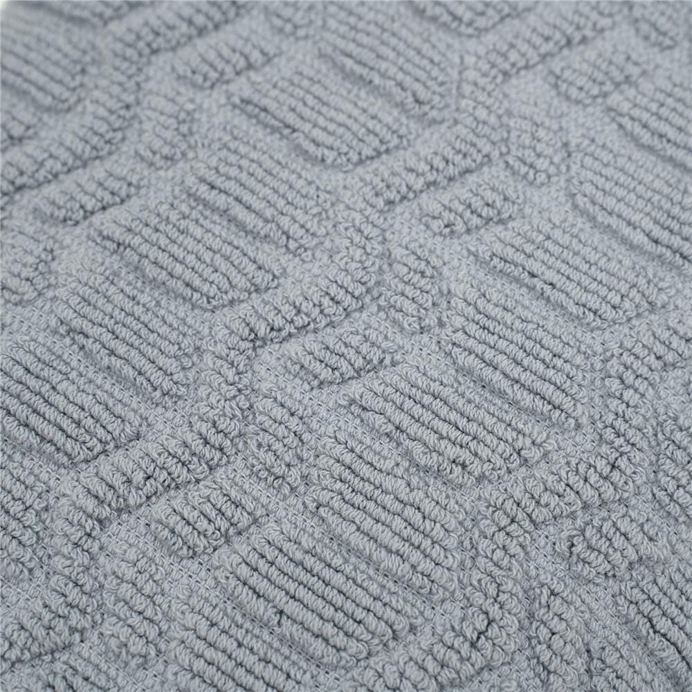 พรมขนหนู HOME LIVING STYLE BONE 17X28 นิ้ว สีเทา