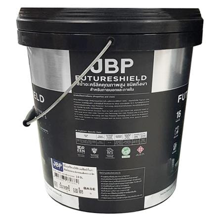 สีน้ำทาภายนอก ชนิดกึ่งเงา JBP FUTURESHIELD BASE D สีขาว 2.5 แกลลอน_1