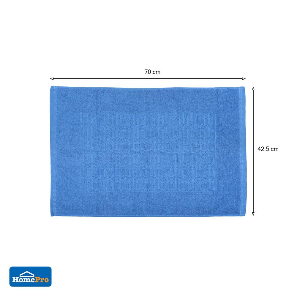 พรมขนหนู HOME LIVING STYLE BONE 17X28 นิ้ว สีน้ำเงิน