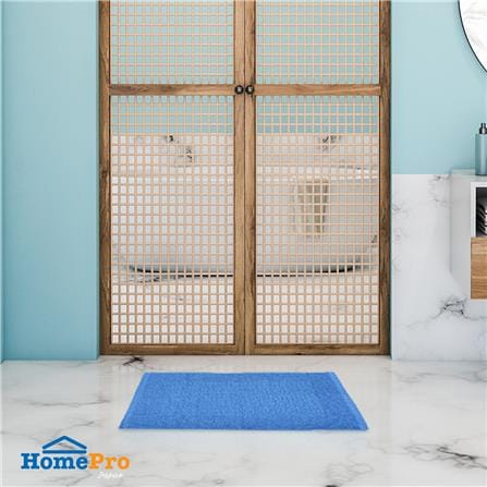 พรมขนหนู HOME LIVING STYLE BONE 17X28 นิ้ว สีน้ำเงิน_2