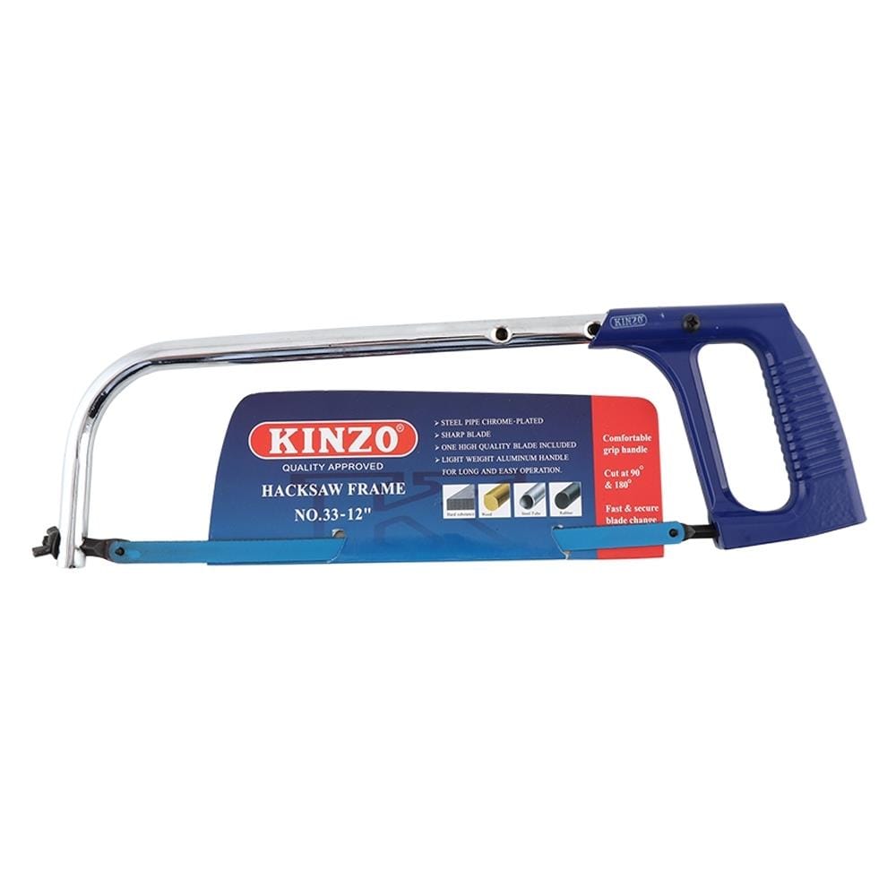 โครงเลื่อยชุปโครเมียม KINZO 12 นิ้ว