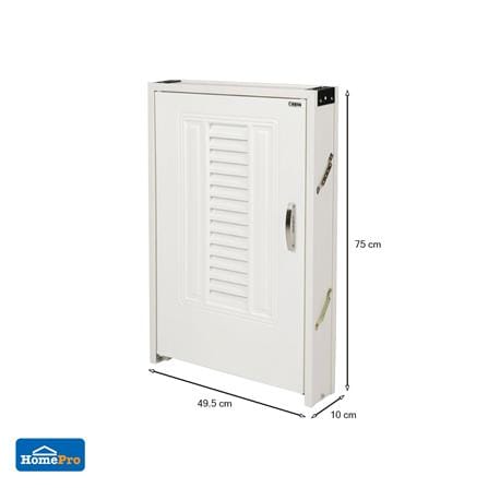 บานถังแก๊ส PP CABIN G3 49.5x75 ซม. สีครีม_6