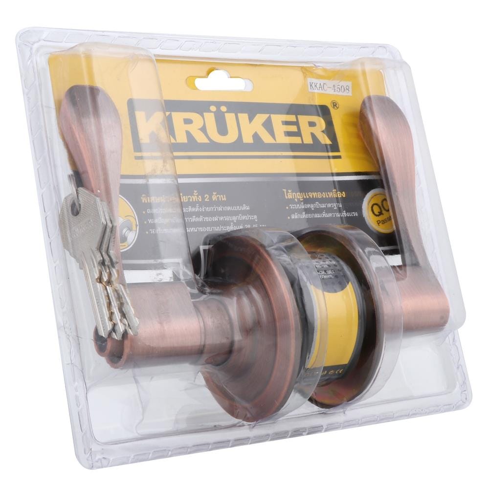 มือจับก้านโยก KRUKER KKAC-4508 สีทองแดงรมดำ