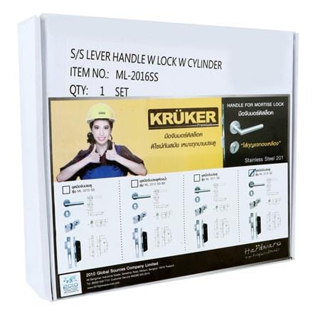มือจับก้านโยกห้องทั่วไป MORTISE  KRUKER 2016 สีสเตนเลส_3