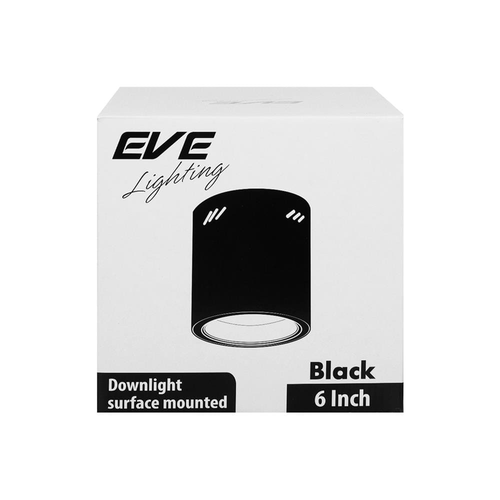 ดาวน์ไลท์ EVE EL-06001 545458 6 นิ้ว สีดำ