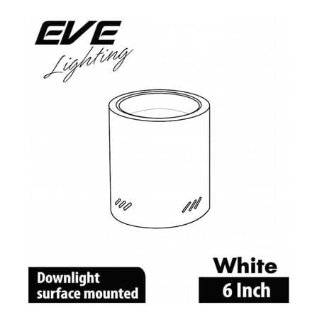 ดาวน์ไลท์ EVE EL-06001 545441 6 นิ้ว สีขาว_3