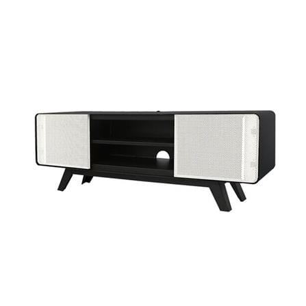 ตู้วางทีวี KIOSK PT-04 DG 150 ซม. สีดำ/ขาว