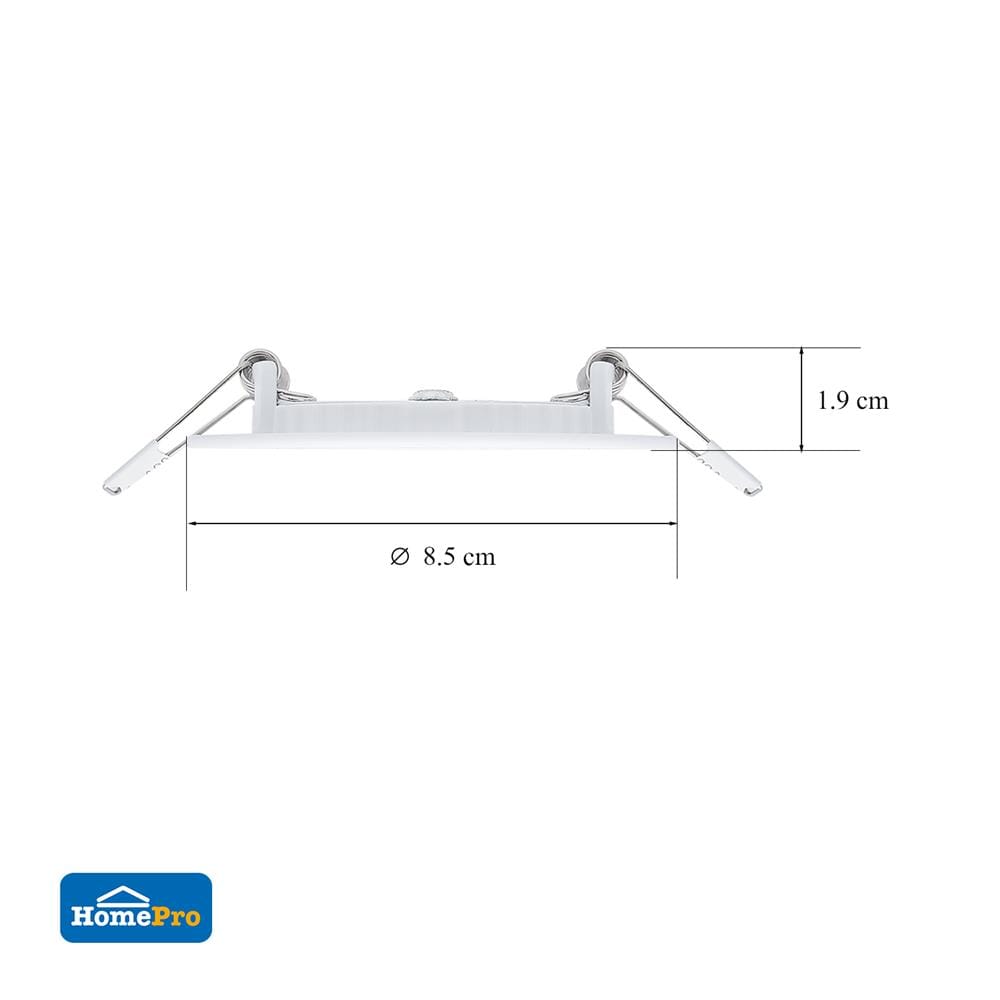 ดาวน์ไลท์ LED CARINI LCP0120 3 นิ้ว 3 วัตต์ WARM WHITE สีขาว