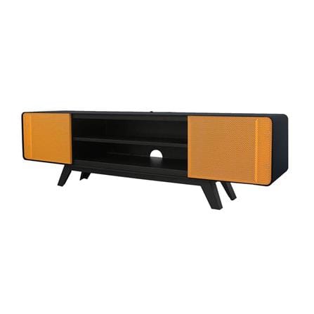 ตู้วางทีวี KIOSK PT-04 OR 150 ซม. สีดำ/ส้ม_0