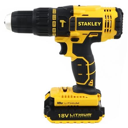 สว่านกระแทกไร้สาย (พร้อมแบตเตอรี่) STANLEY SCH20C2K-B1 18 โวลต์_1