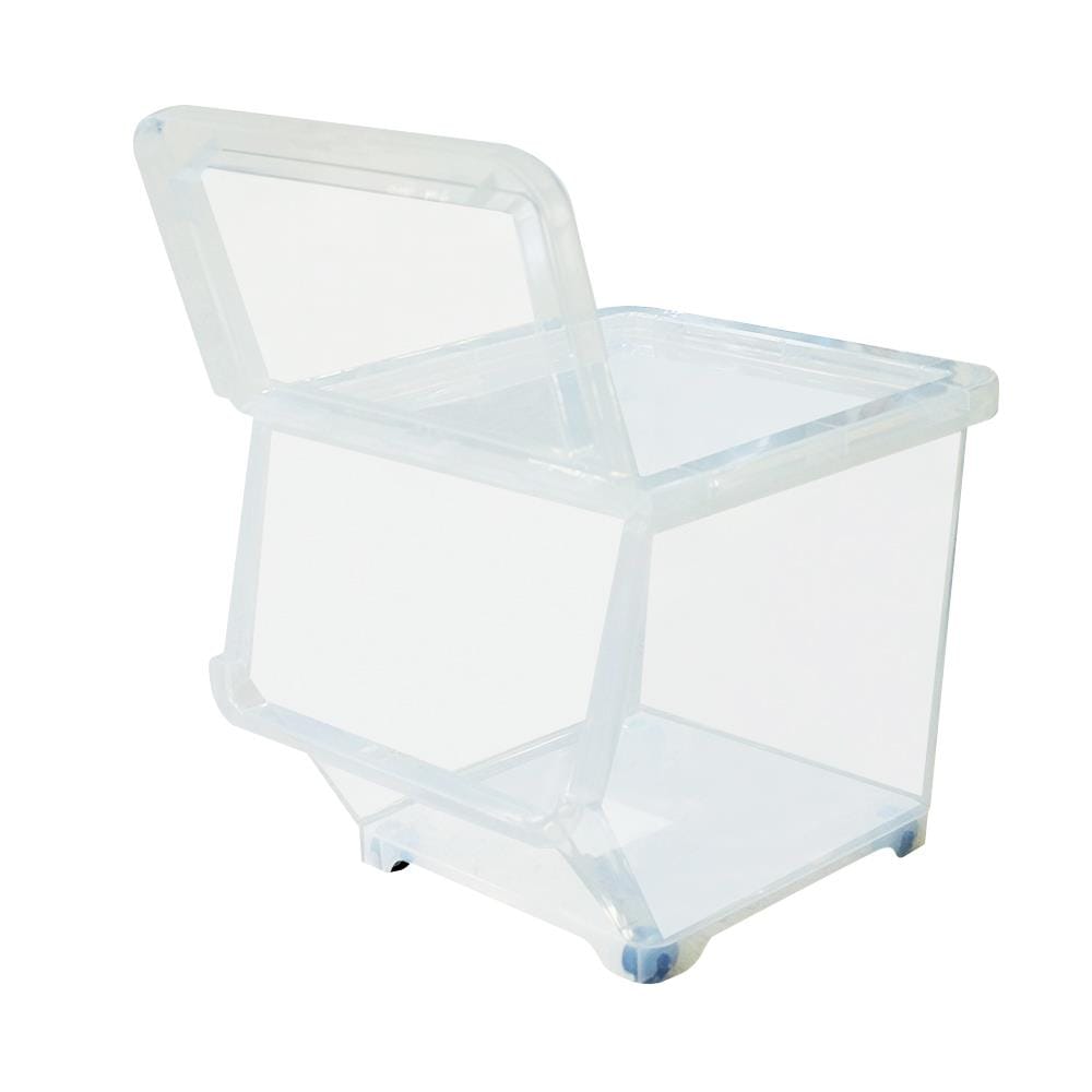 STORAGE BOX WITH WHEELS STACKO HP 70551 M CLEAR