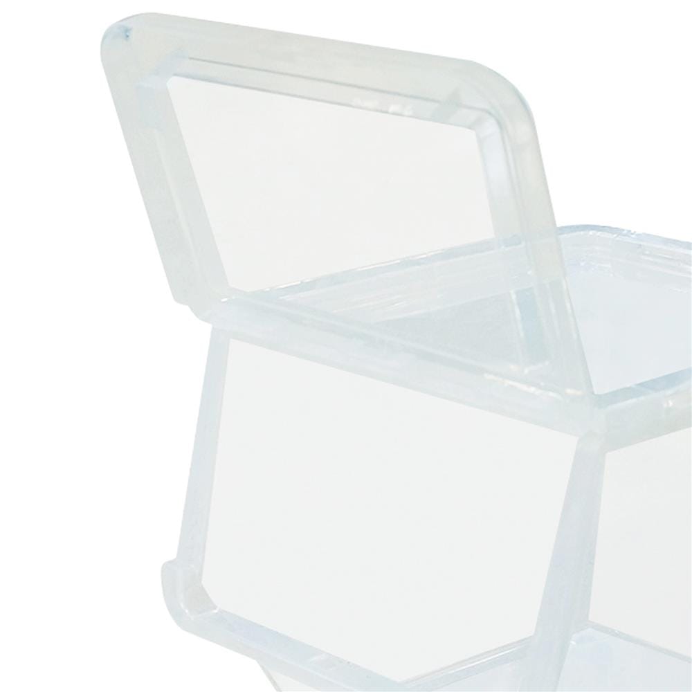 STORAGE BOX WITH WHEELS STACKO HP 70551 M CLEAR