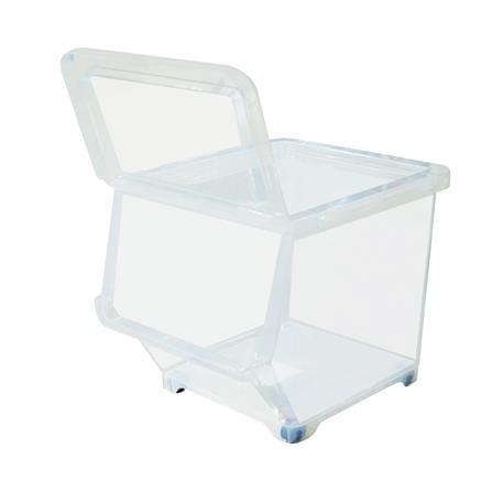 STORAGE BOX WITH WHEELS STACKO HP 70551 M CLEAR_1