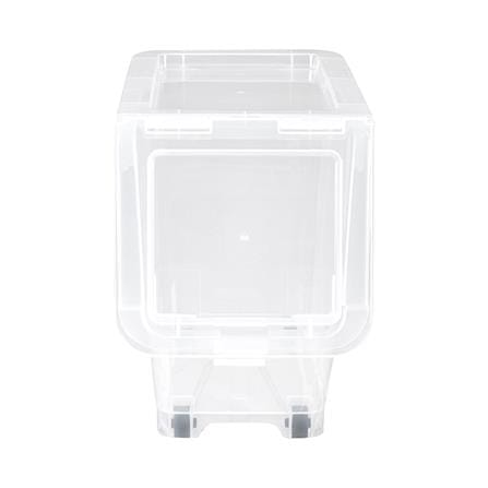 กล่องเก็บของ มีล้อ ฝาหน้า STACKO 70550 ไซซ์ S สีใส_1