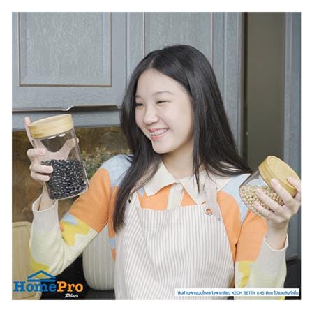 ขวดโหลแก้ว 0.45 ลิตร ฝาเกลียว KECH BETTY_4