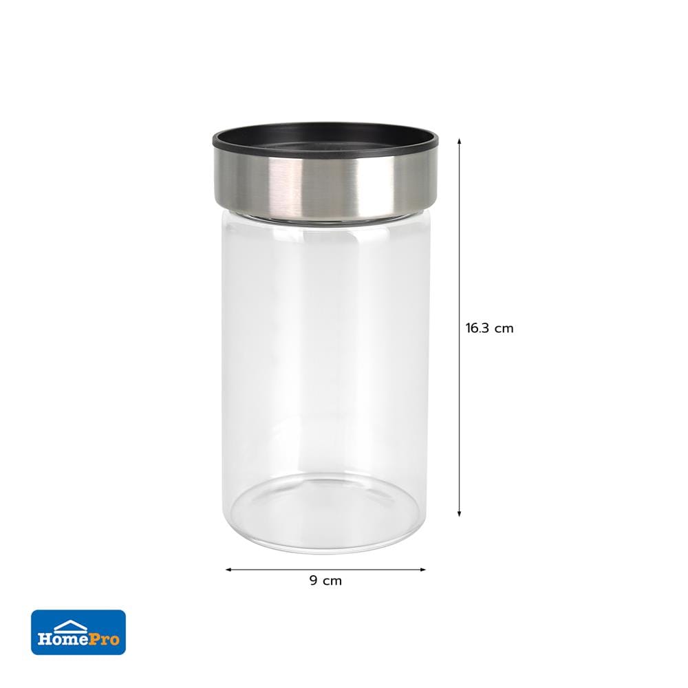 ขวดโหลแก้วกลมฝาเกลียว KECH ROLLY 0.7 ลิตร