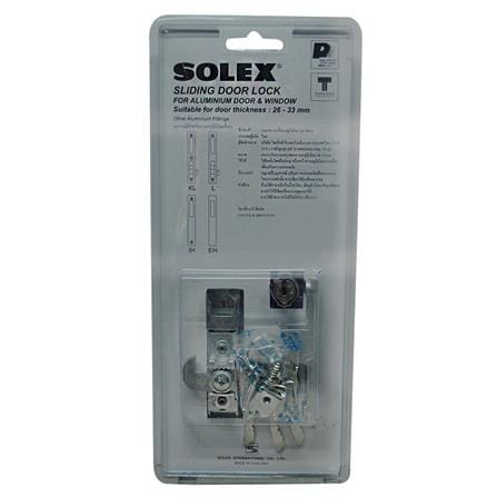 กุญแจบานเลื่อน SOLEX 2KLL สีเงิน_1