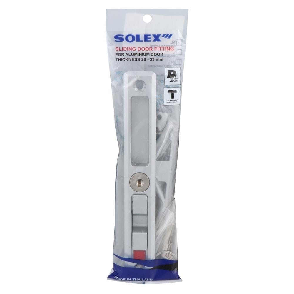 กุญแจบานเลื่อน SOLEX KL สีเงิน