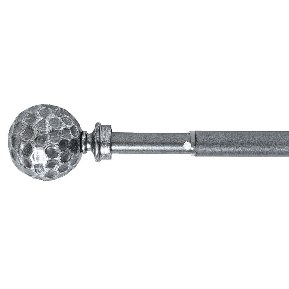 STEEL TENSION ROD HOME LIVING STYLE HAMMER 110-210CM ANTIQUE SILVER