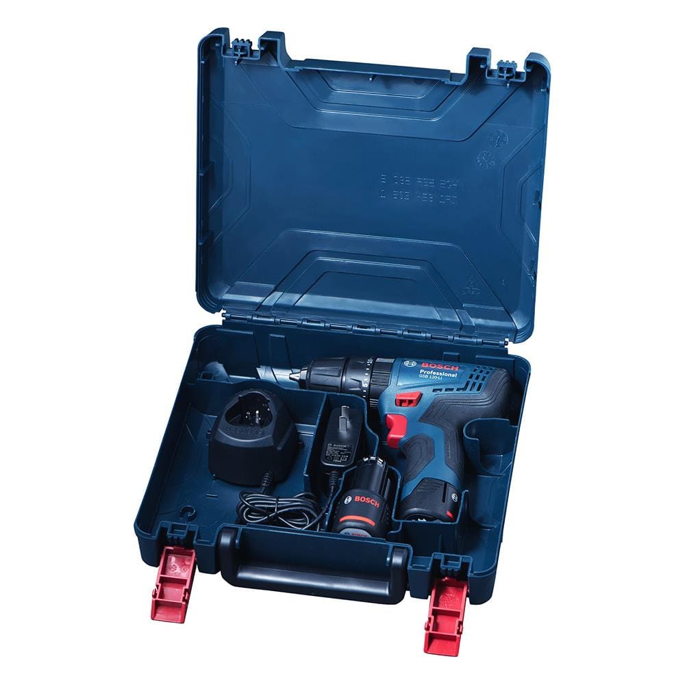 สว่านกระแทกไร้สาย (พร้อมแบตเตอรี่) BOSCH GSB120-Li 12 โวลต์